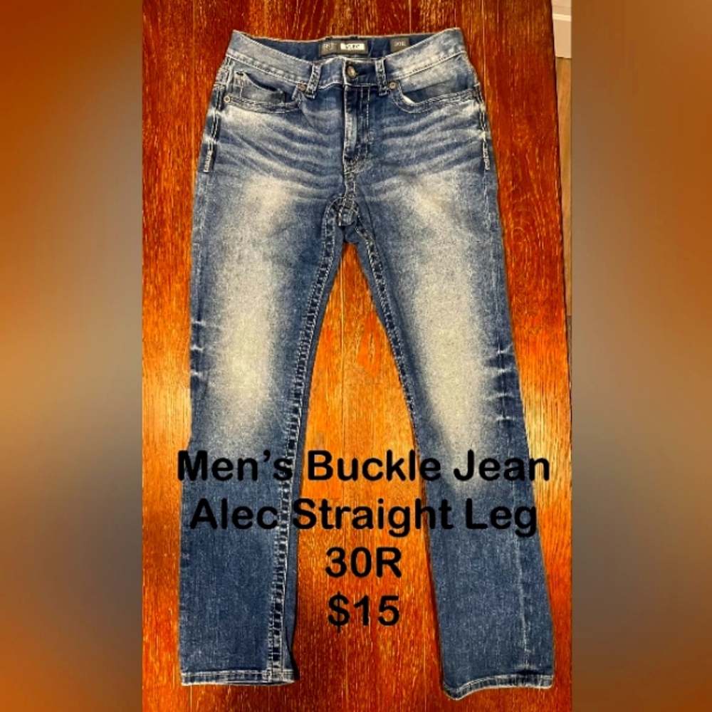 Men's Buckle jeans alec straight keg
